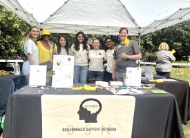 Purdue First Lady Kei Hui with a group of students